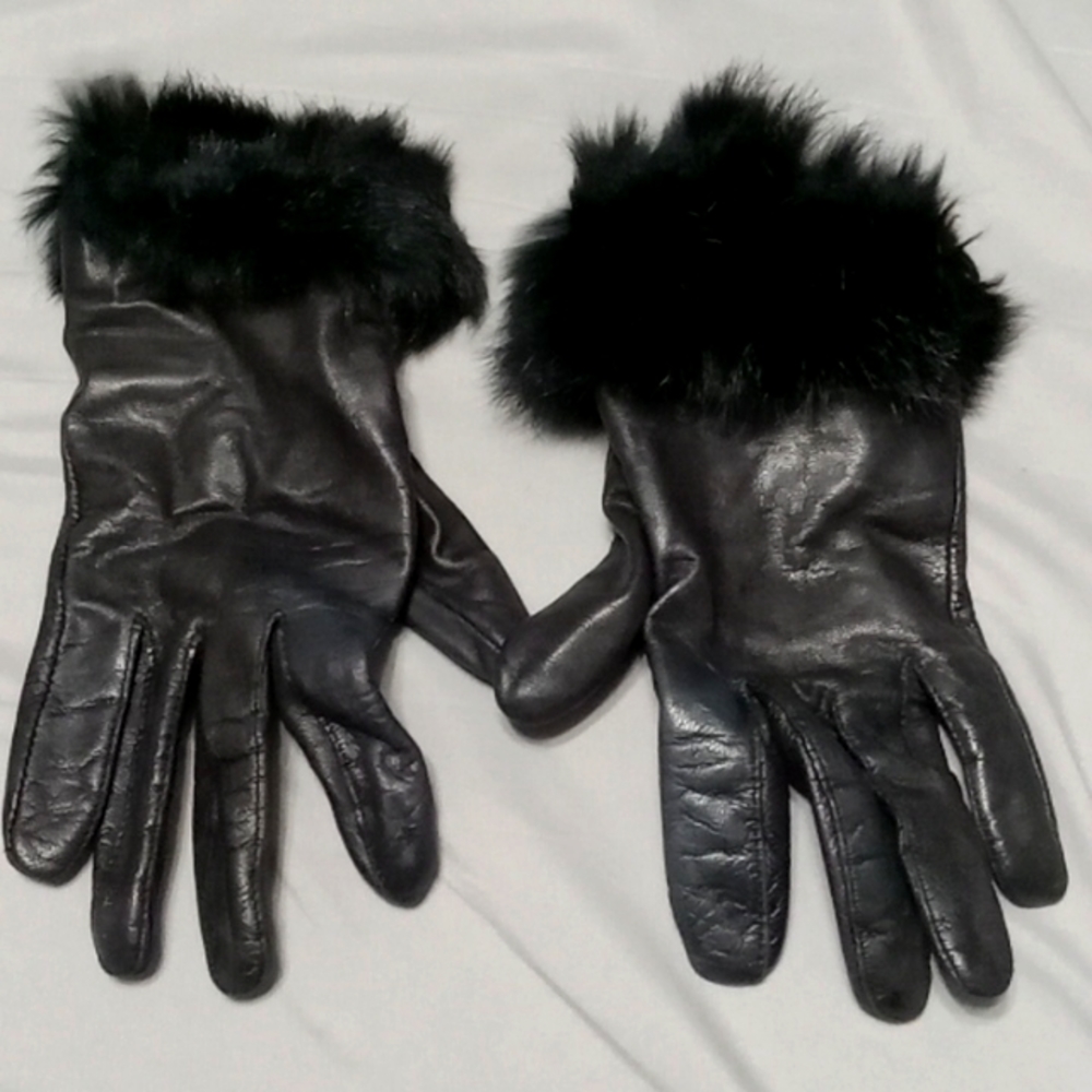 leather gloves